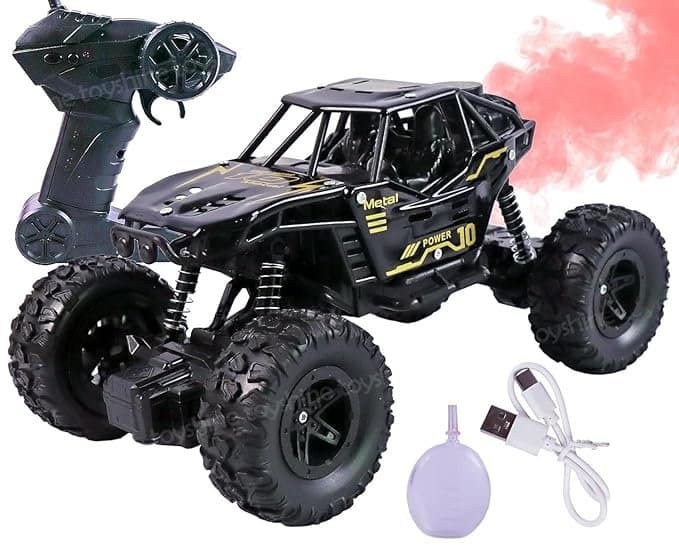 Rock Crawler Monster RC Truck All Terrain Stunt Racing Car Rechargeable Indoor Outdoor Toy Car