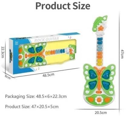 Butterfly Guitar Toy with Light and Music Toy (1 Pc / Battery not included) thumbnail 2