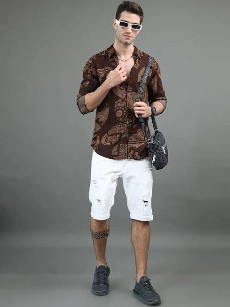 ABSTRACT PRINTED SHIRT thumbnail 3