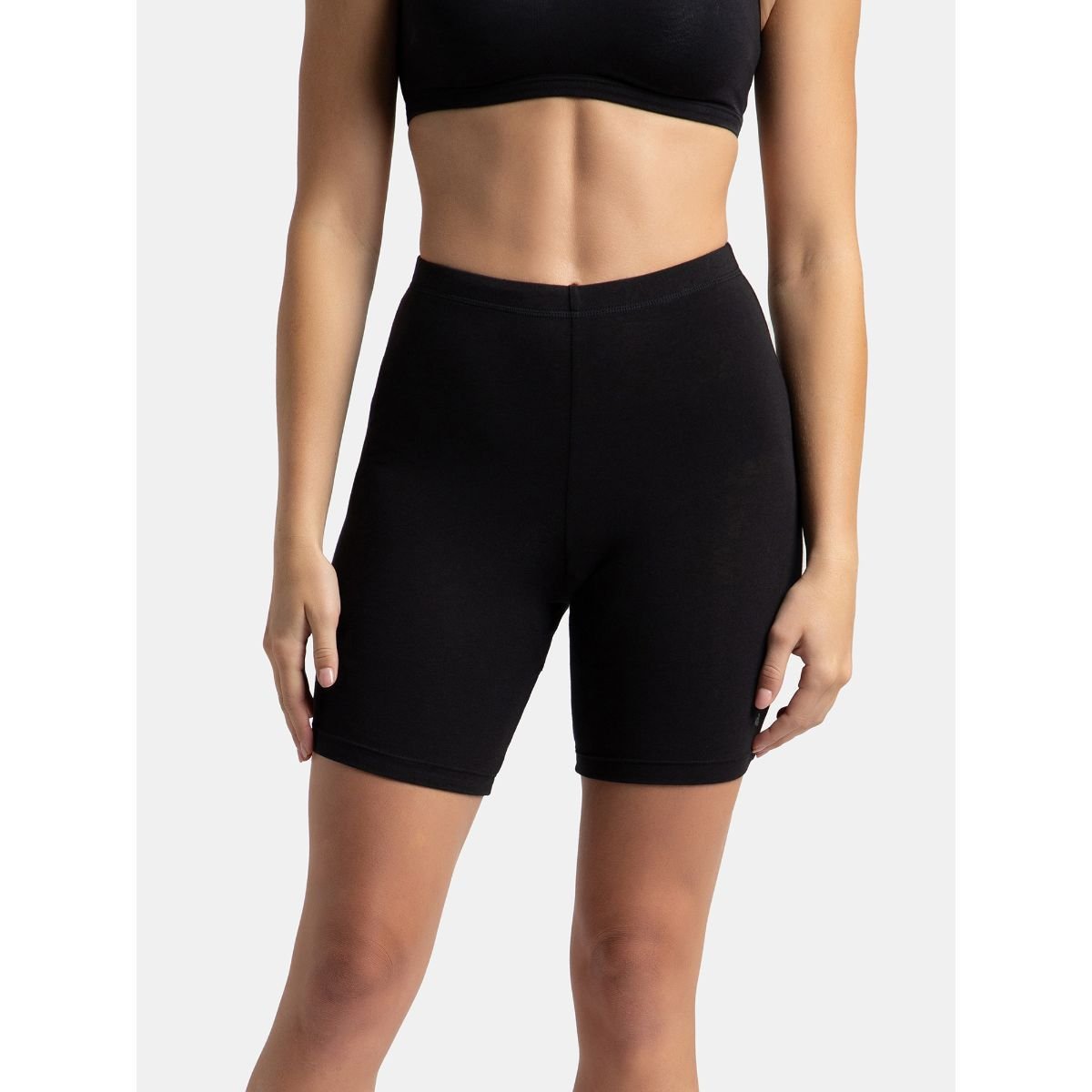 Jockey 1529 Women High Coverage Super Combed Cotton Elastane Shorties thumbnail 2