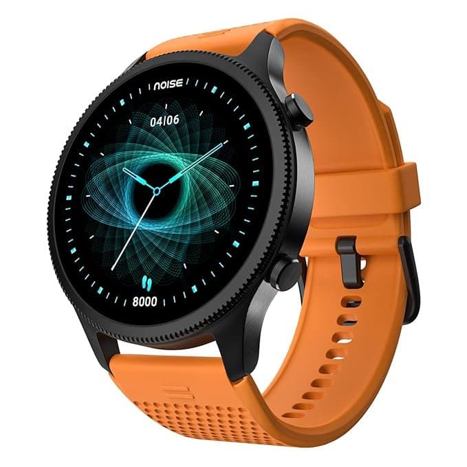 NoiseFit Halo 1.43" AMOLED Display, Bluetooth Calling Round Dial Smart Watch, Premium Metallic Build, Always on Display, Smart Gesture Control, 100 Sports Modes (Vintage Brown) thumbnail 3